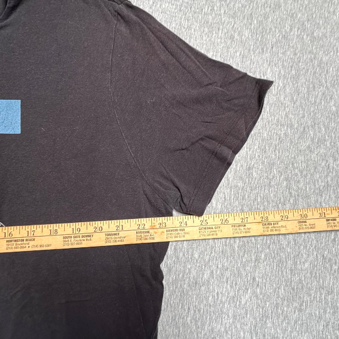 Marine Layer Re-Spun Skier Graphic Tee Black Mens XL Retro Sun Mountain T-Shirt