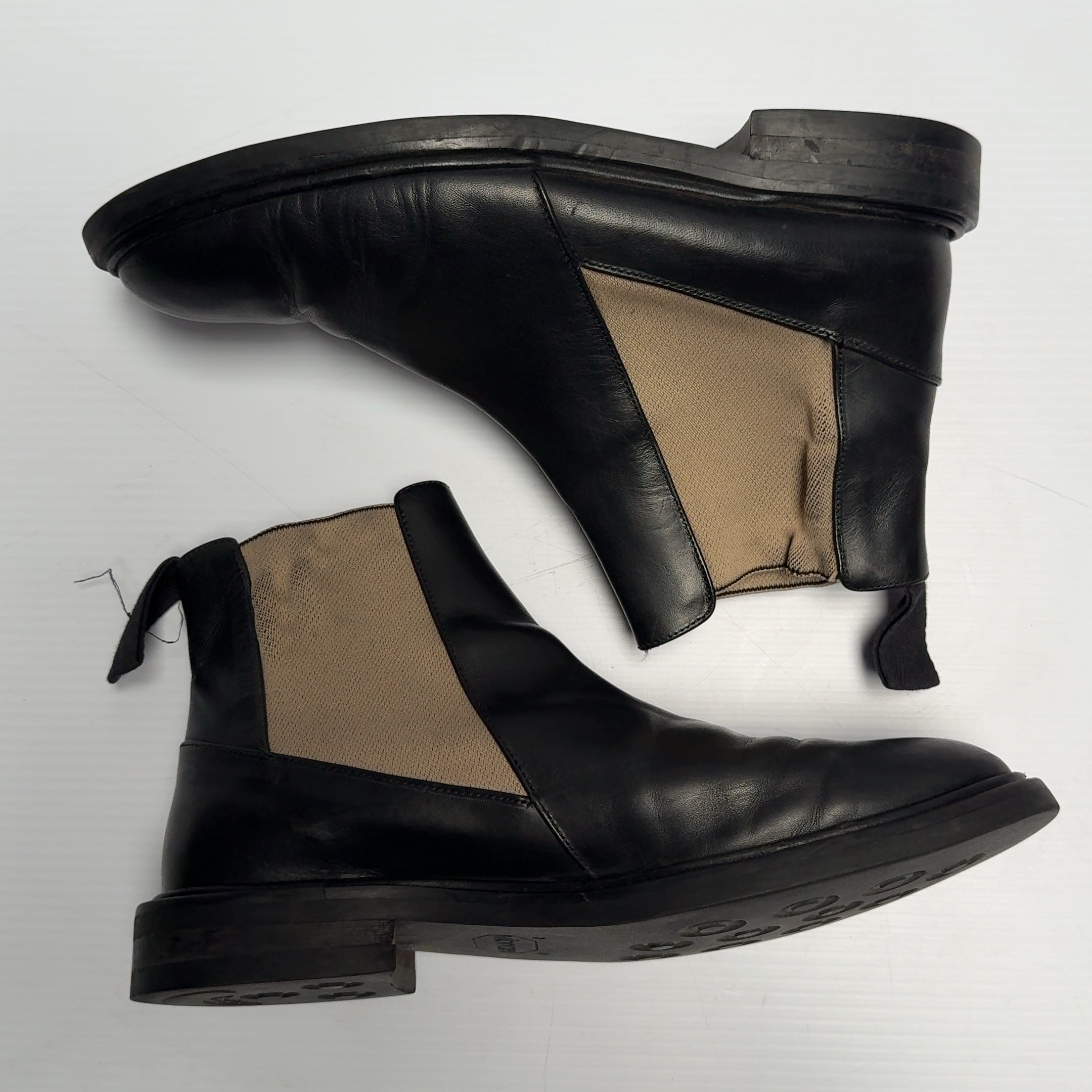 ATP Atelier Clivia Chelsea Leather Boots Size 38 (US 8 ) Vibram Soles