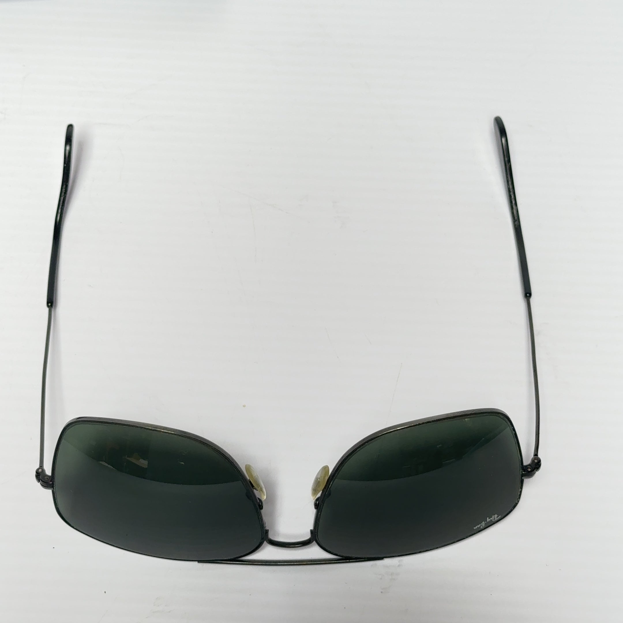 Vintage B&L Ray-Ban W0503 Black Explorer Aviator Sunglasses