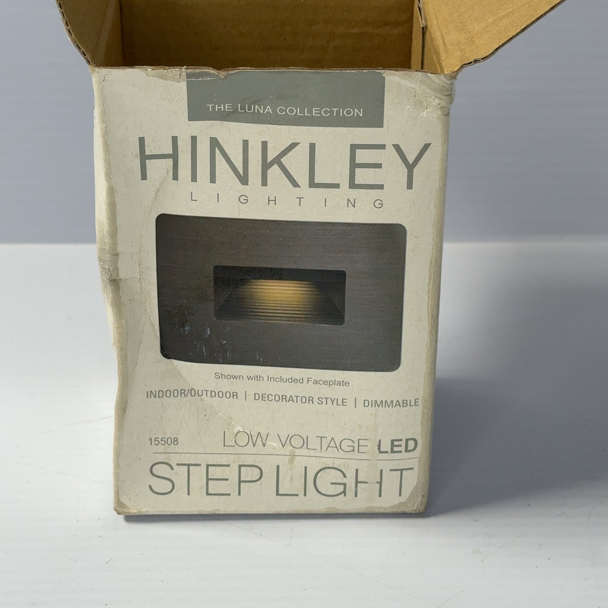 Hinkley Lighting 15508 Luna 12V 3.8W LED Horizontal Step Light White