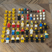 Vintage 1980's / 90's Lego Minifigures 28 Total + Extras