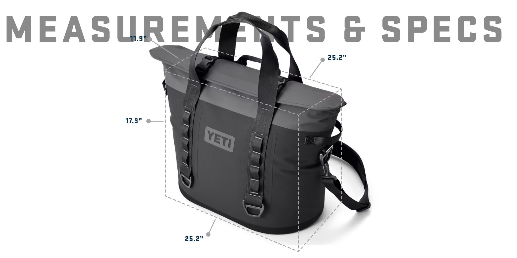 YETI Hopper 30 Tote Soft Cooler Charcoal Color