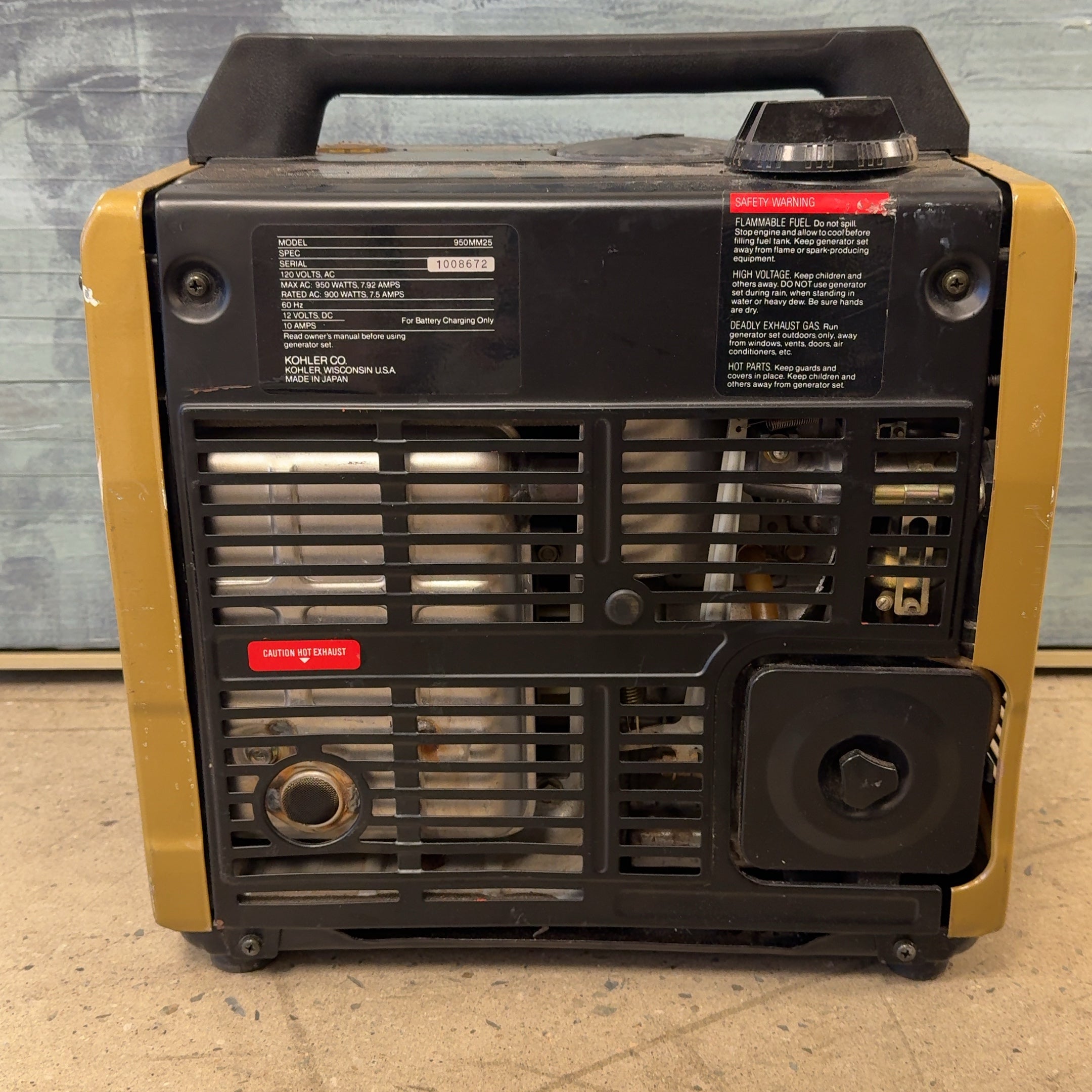 Kohler 950 Portable Gas Powered Generator