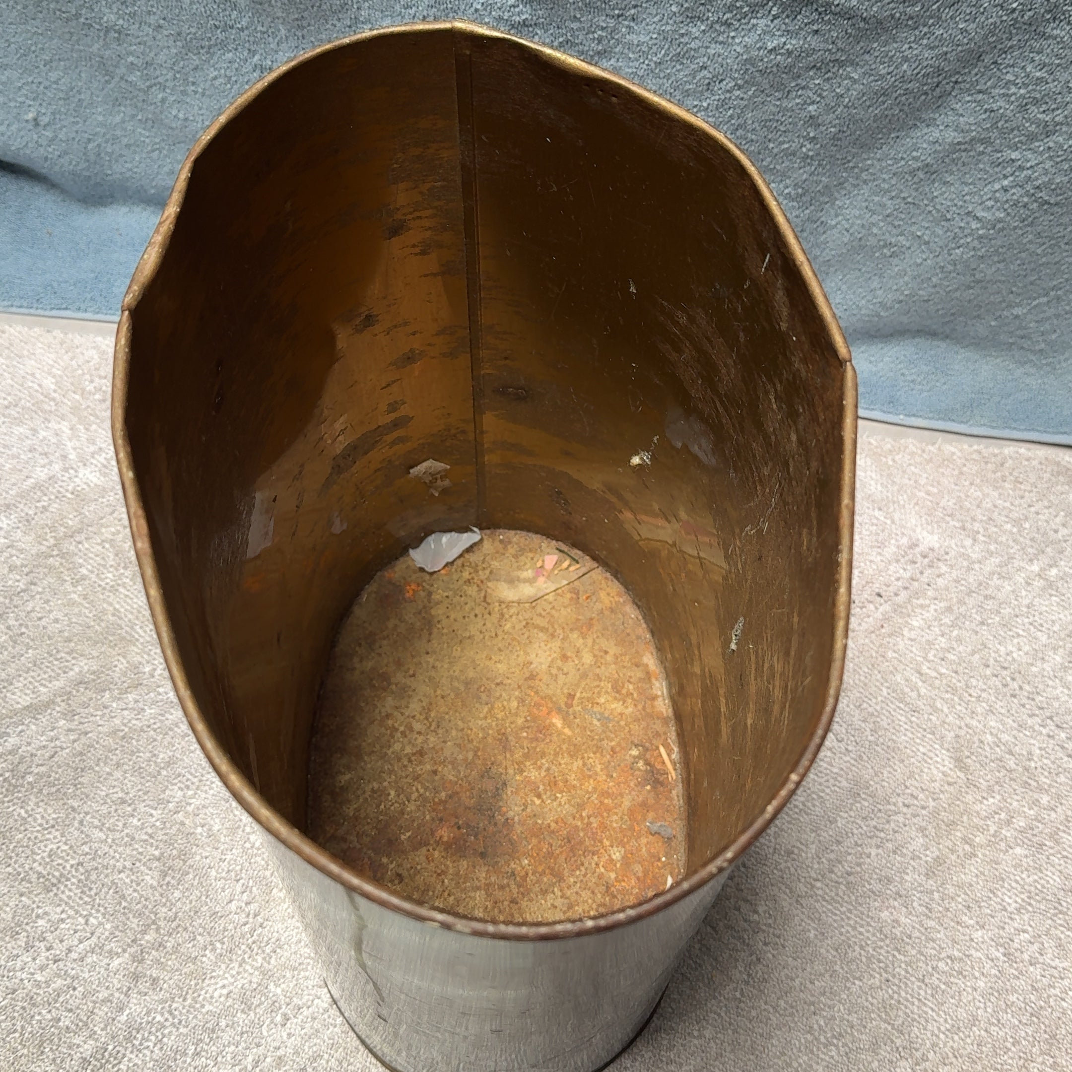 Rare! 1977 Star Trek USS Enterprise Metal Trash Can