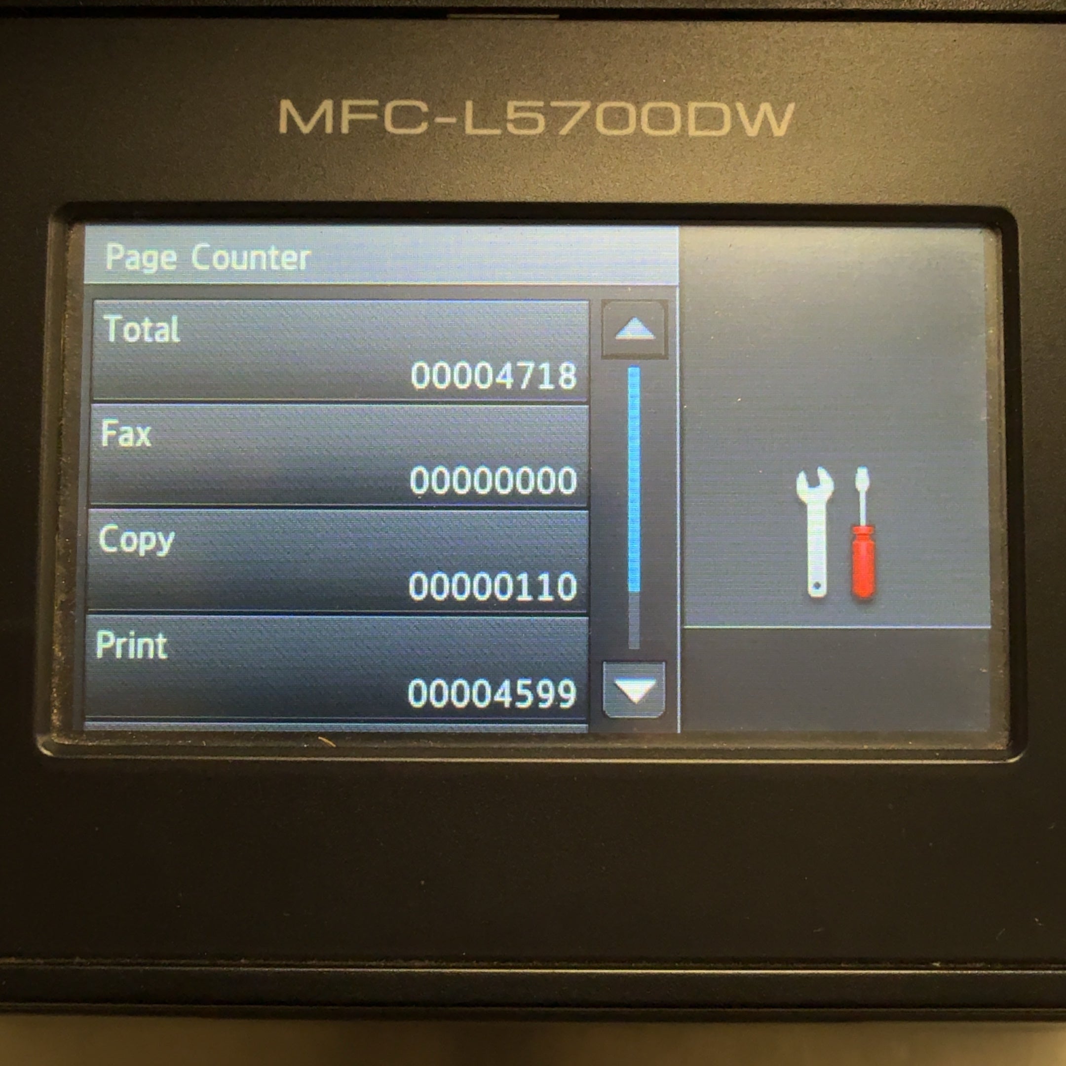 Brother MFC-L5700DW Business Wireless Monochrome Laser All-in-One Printer