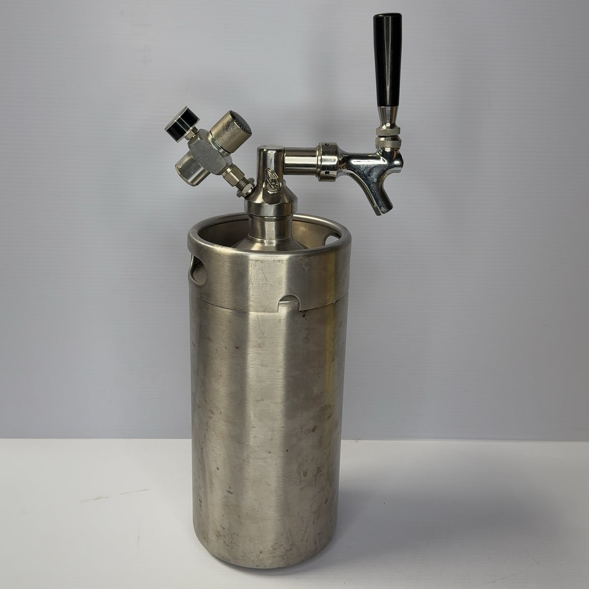 Mini Stainless Steel Beer Keg, Portable Home Dispenser System