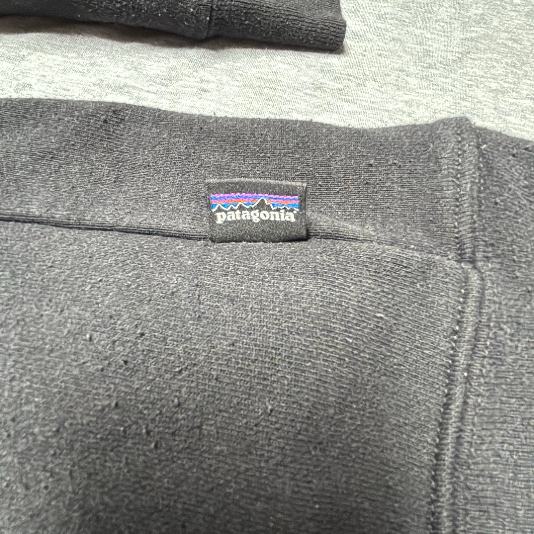 Patagonia Uprisal Crew Sweatshirt Mens XXL Black Recycled P-6 Logo Pullover