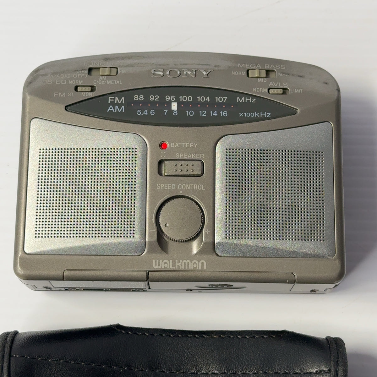 Sony WM-GX322 Walkman Radio Cassette Recorder w/ Case Tape Not Working