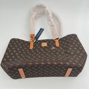 Dooney & Bourke Brown Monogram Leather Tammy Tote NWT!