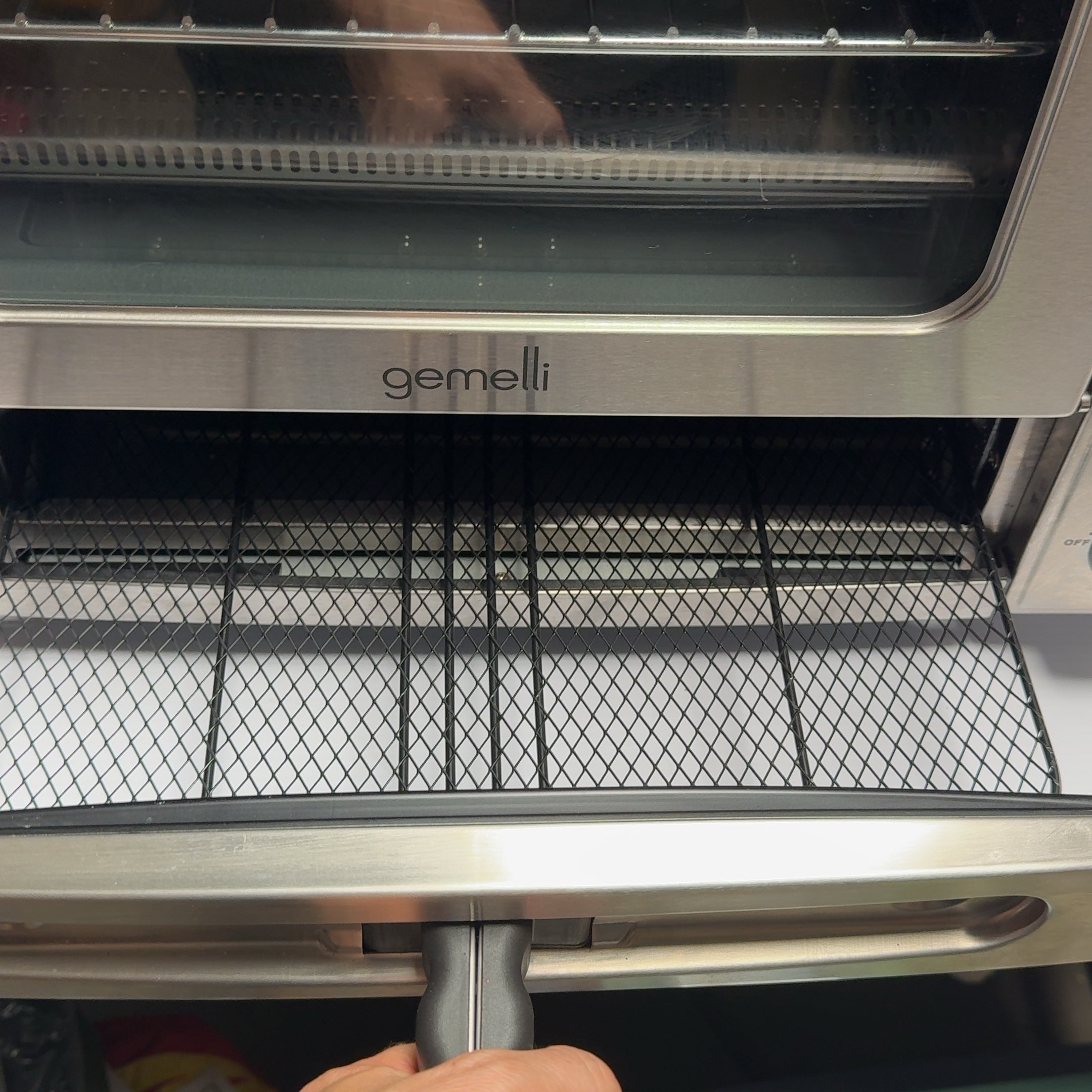 Gemelli Home Oven, Professional Grade Convection Oven with Built-In Rotisserie