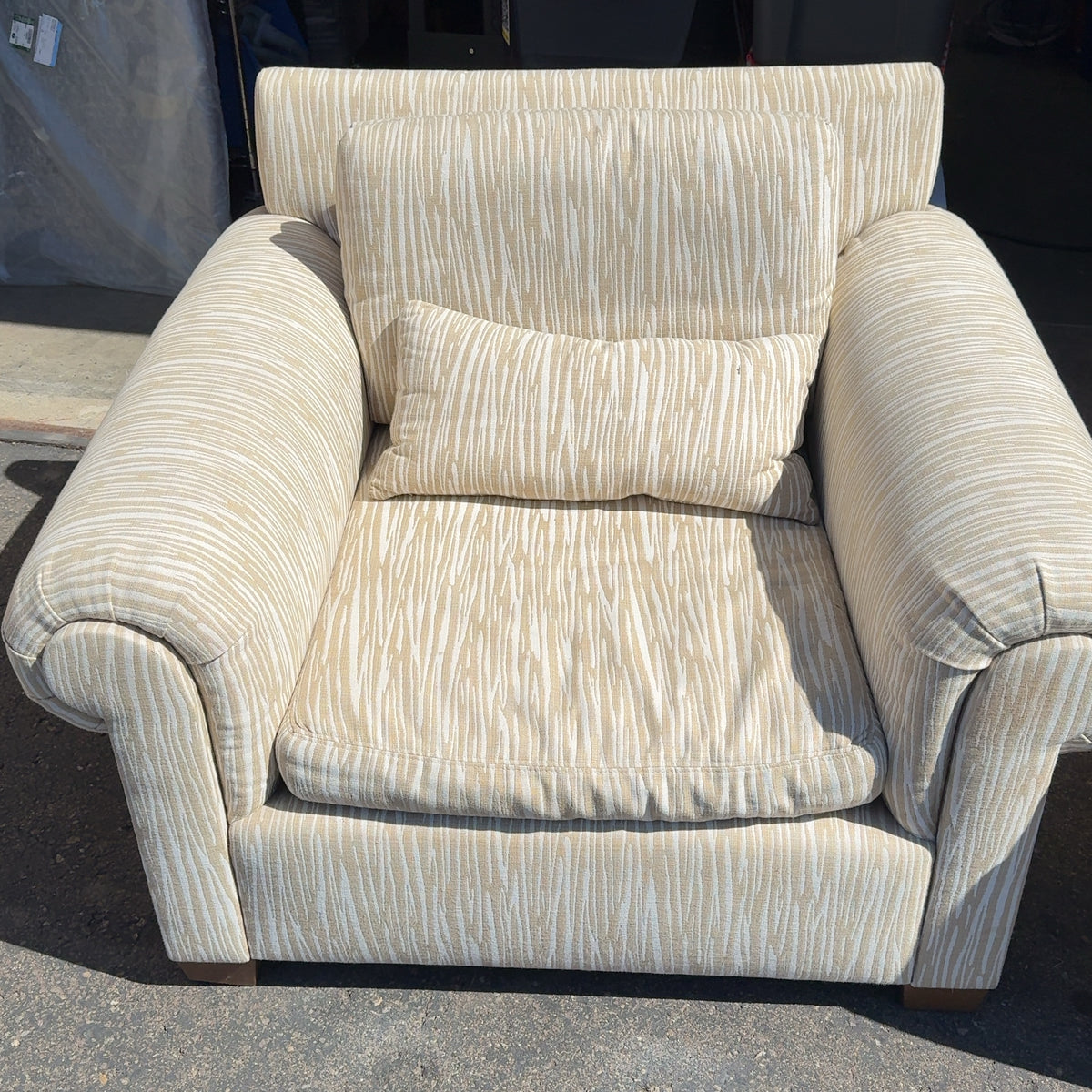 2 Beautiful Kern & Co. Zebra Striped Chairs