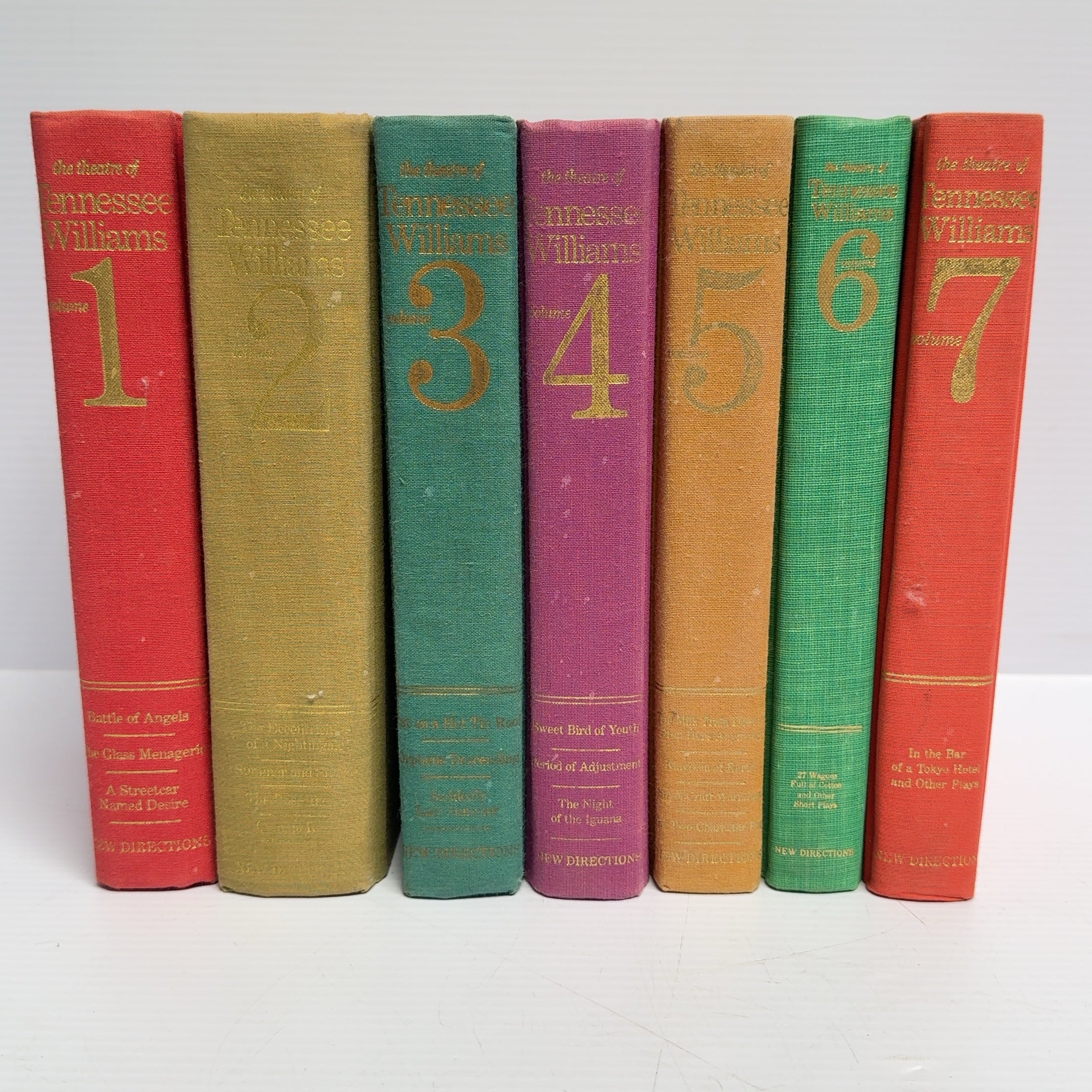 The Theatre of Tennessee Williams Volumes 1-7 Hardcover Set New Directions Plays
