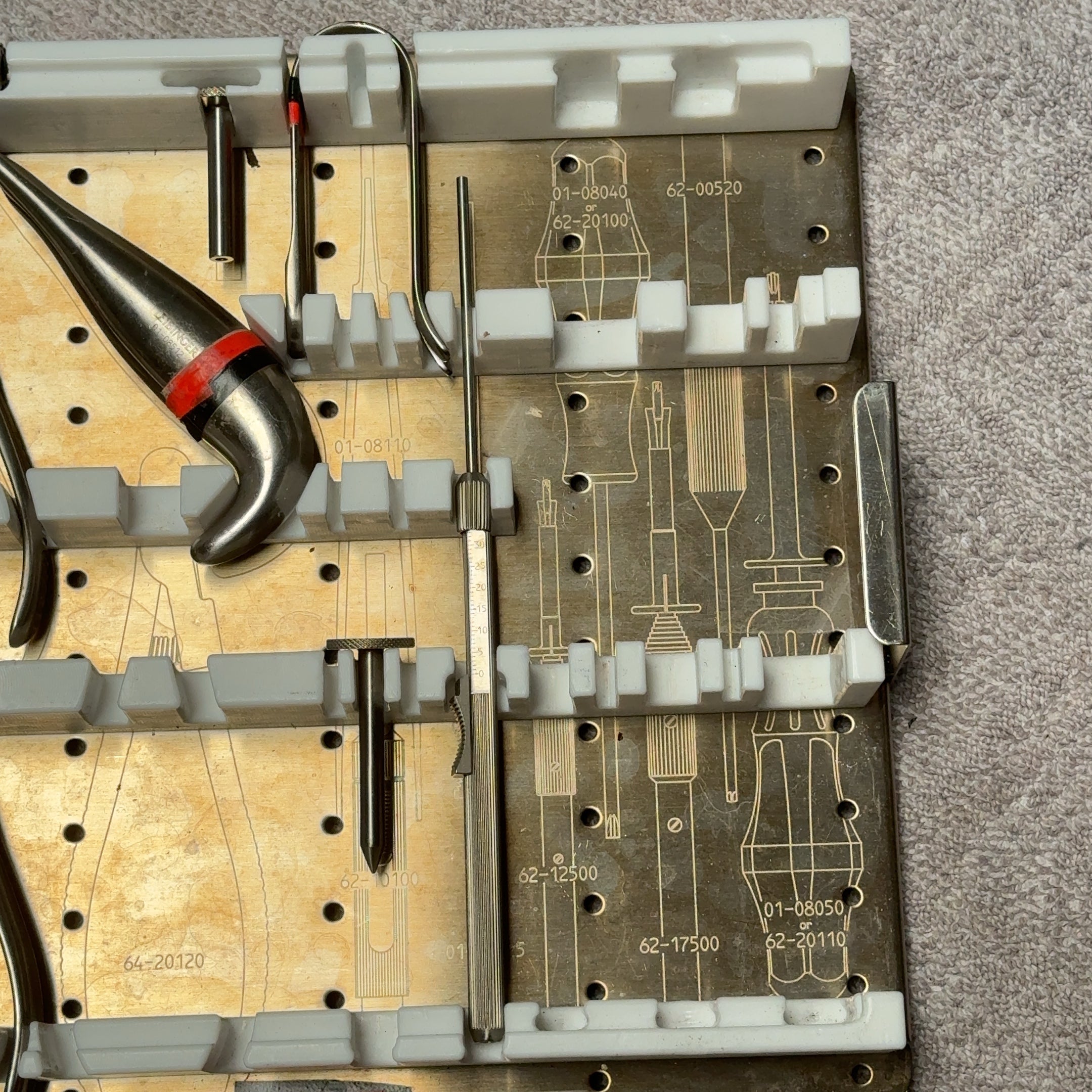 Leibinger Insert Tray Tool Holder w/ Tools