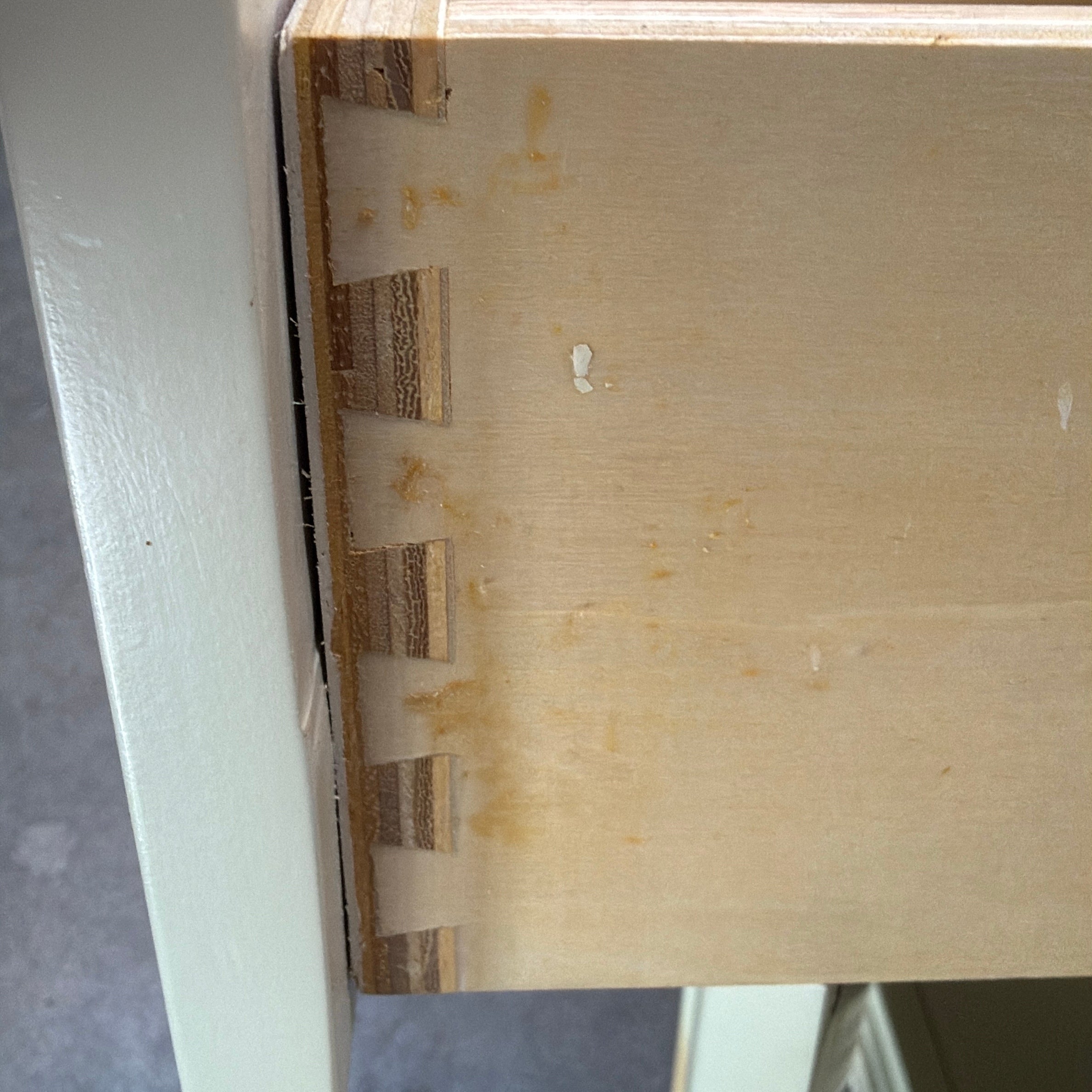 White Wood Night Stand