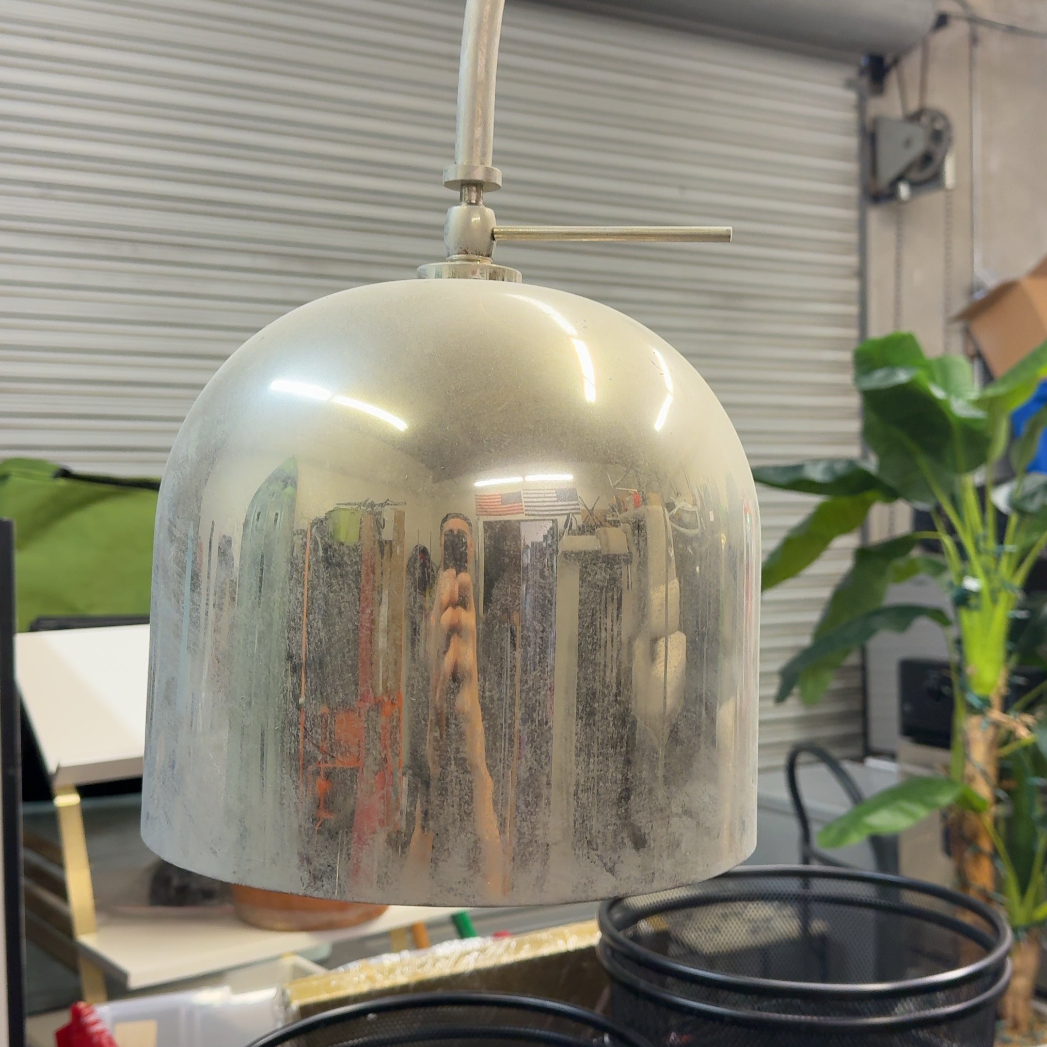 Chrome Mid-Century Style Arc Floor Lamp Regina-Andrew Design