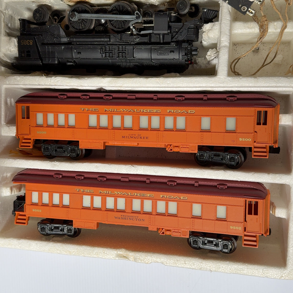 Lionel 6-1387 Milwaukee Special Passenger Train O O27 Steam Loco Set No Tracks
