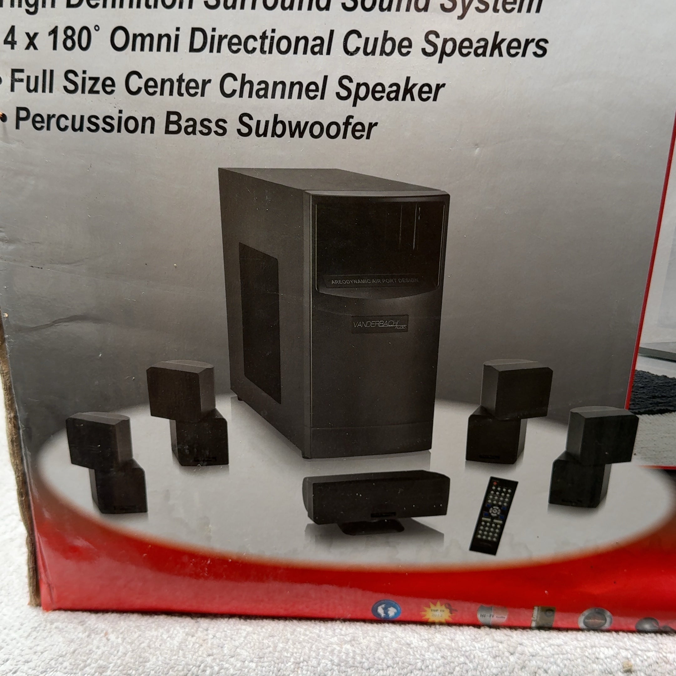 NEW Vanderbach Audio 5.1 Channel Surround System