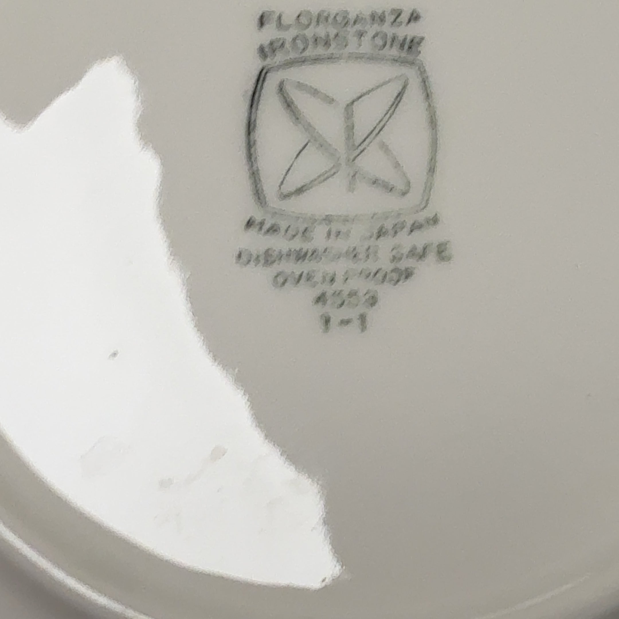 48 Piece Florganza Ironstone Dishware Made in Japan