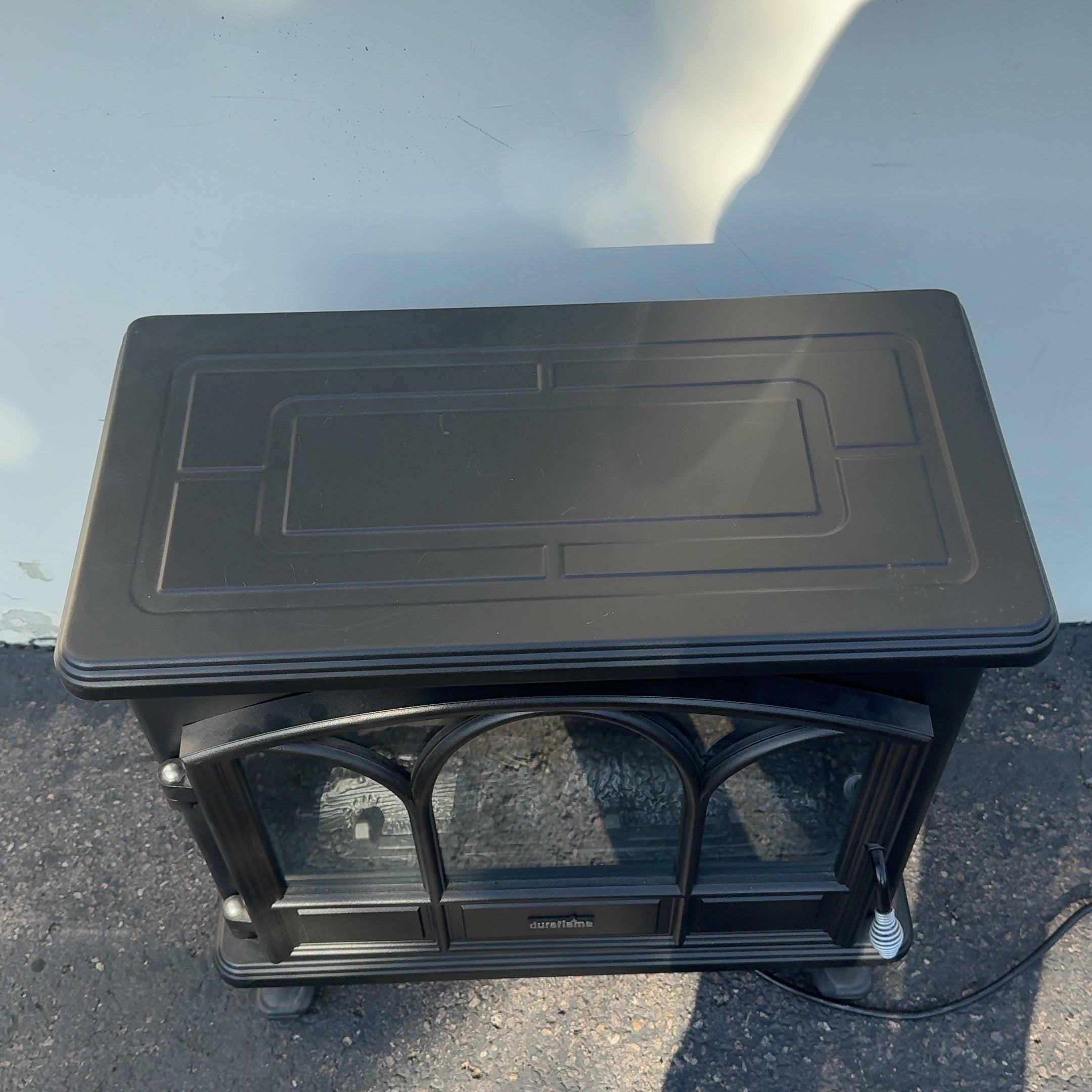 Duraflame DFS-750-1 25" Black Electric Stove Heater Fireplace