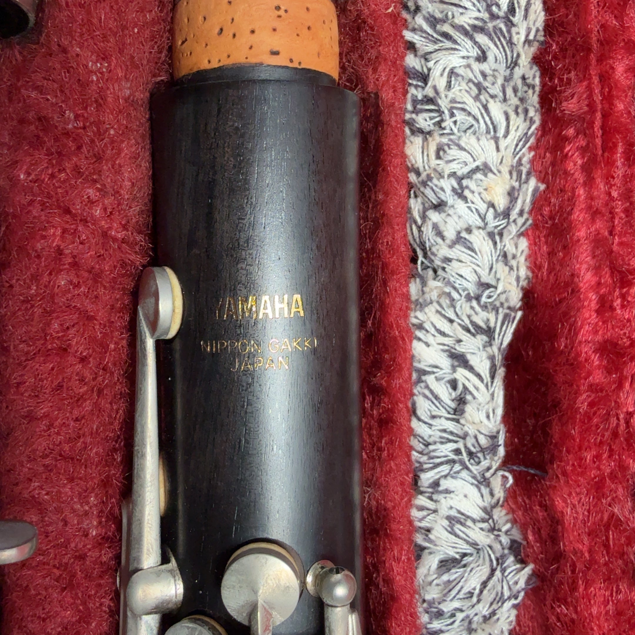 Yamaha Nippon Gakki YCL 34 Wood Clarinet With Mouthpiece + Original Hard Case