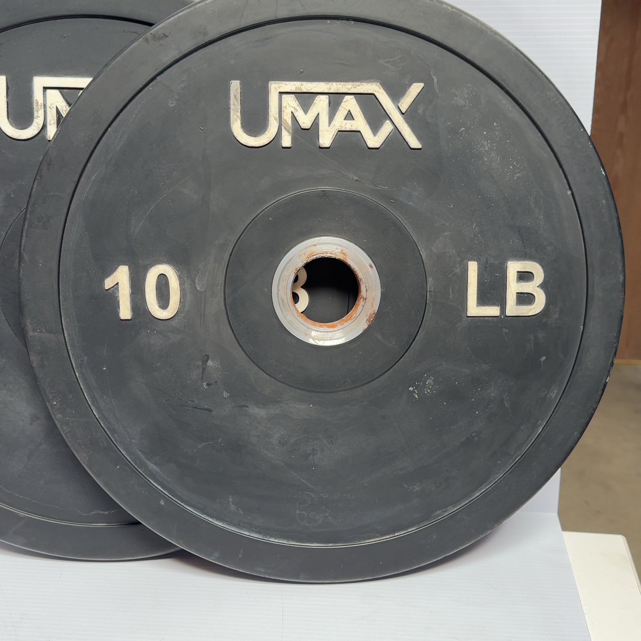 2 - UMAX 10 Pound Olympic Bumper Plates