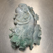 Large Chinese Carving Light Green White Jade Jadeite Sculpture 10 Pounds!