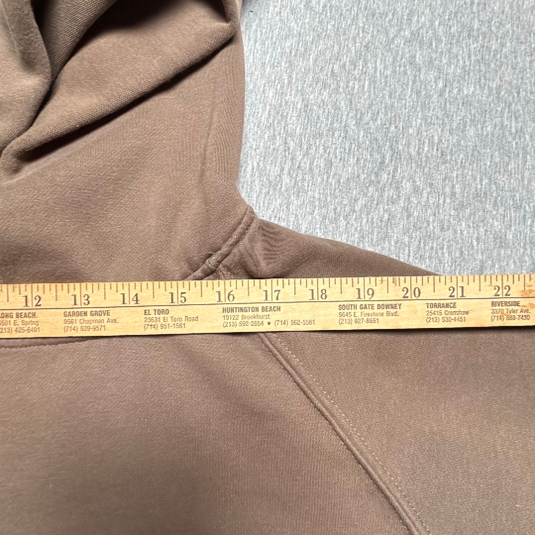 Essentials Fear Of God Pullover Hoodie Size Medium Brown