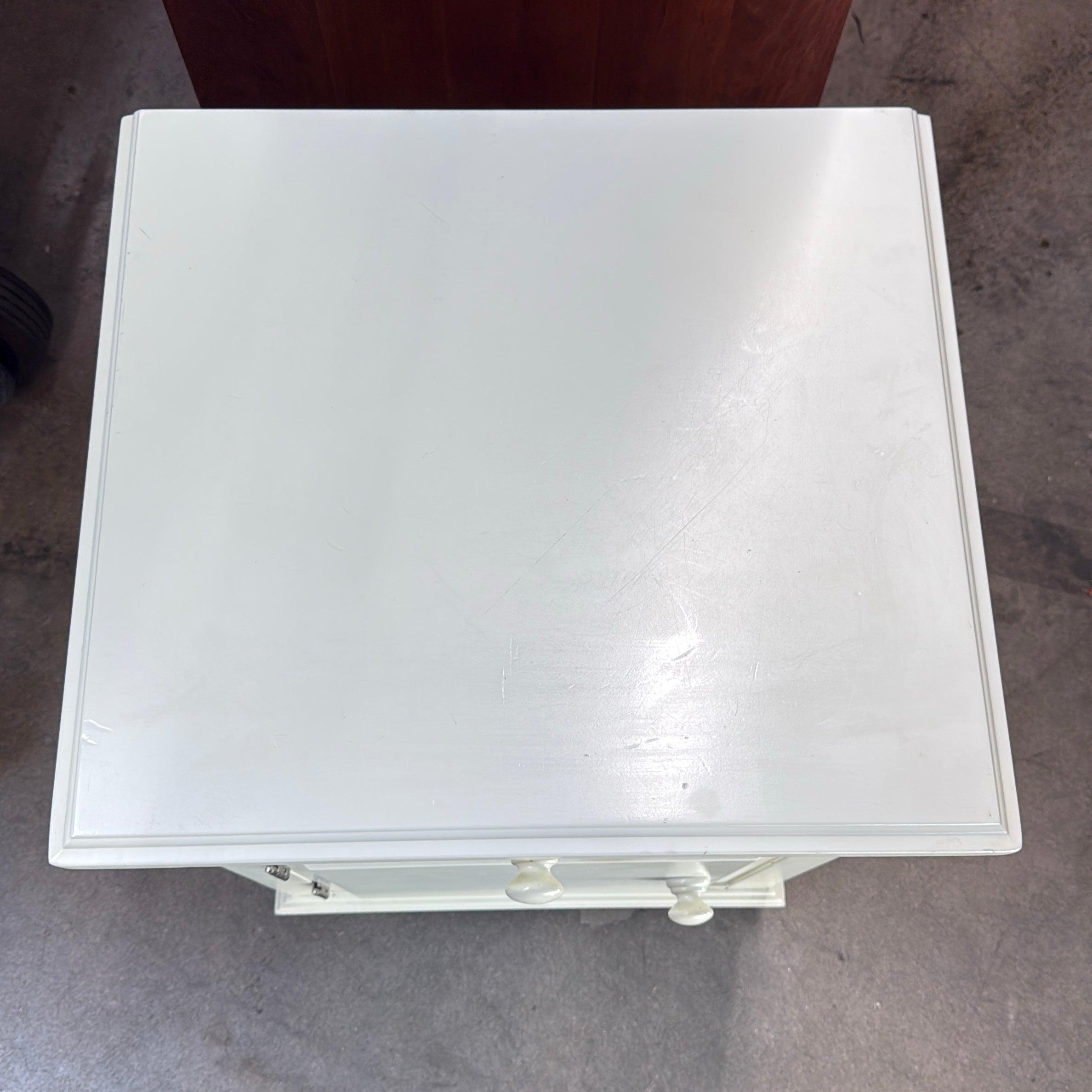 White Wood Night Stand