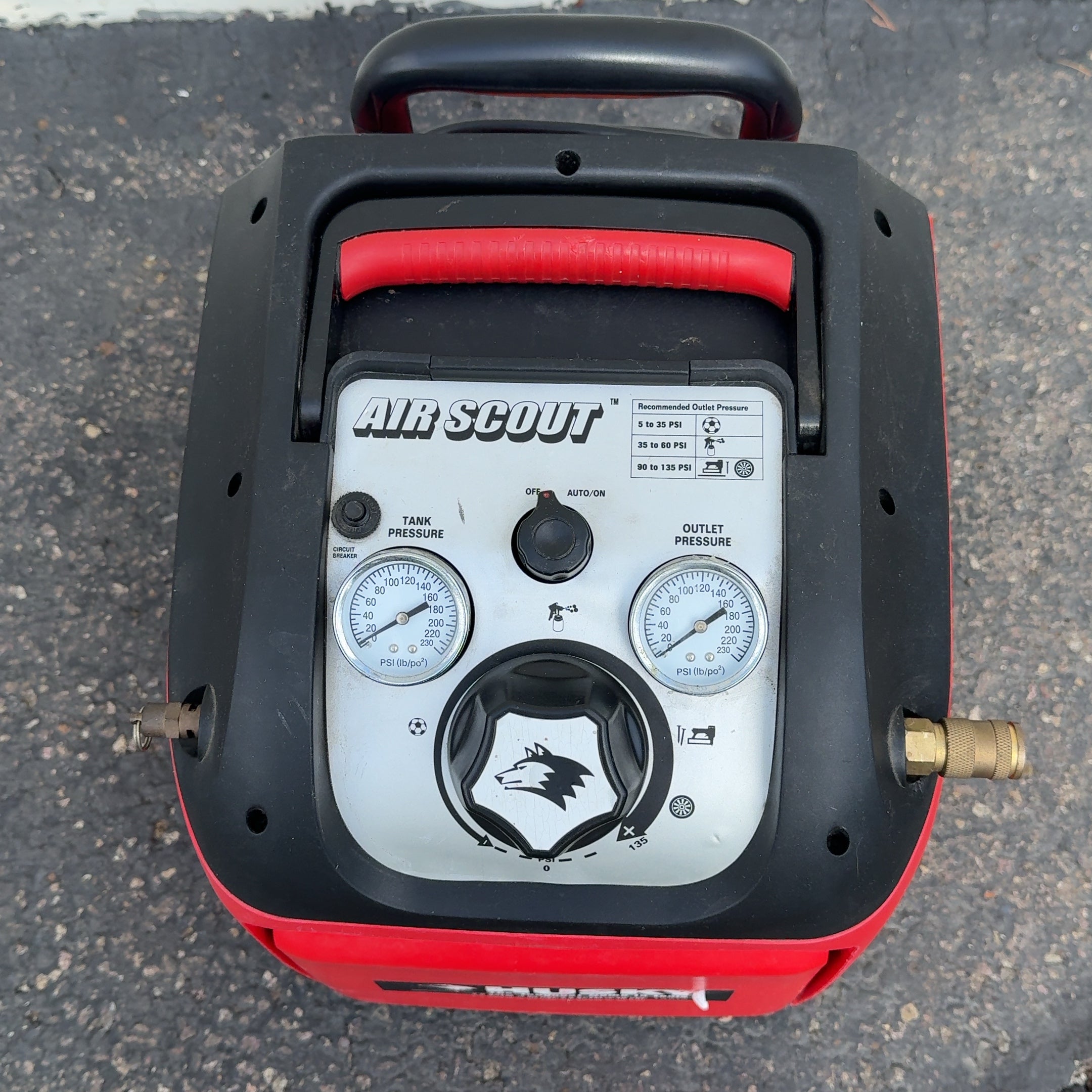 Husky Air Scout Portable Air Compressor Model 41214