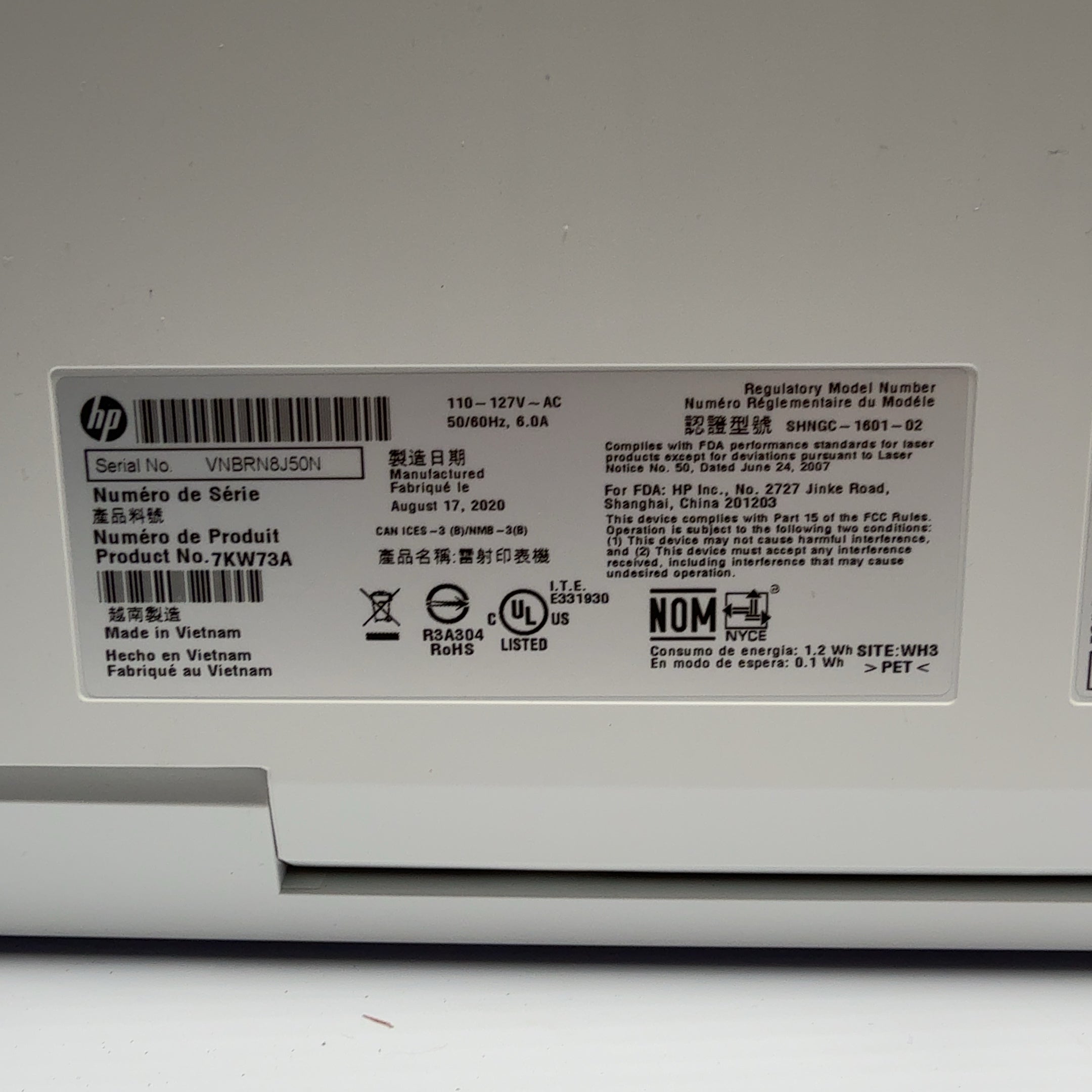 HP LaserJet Pro MFP M283cdw Wireless All-In-One Color Printer