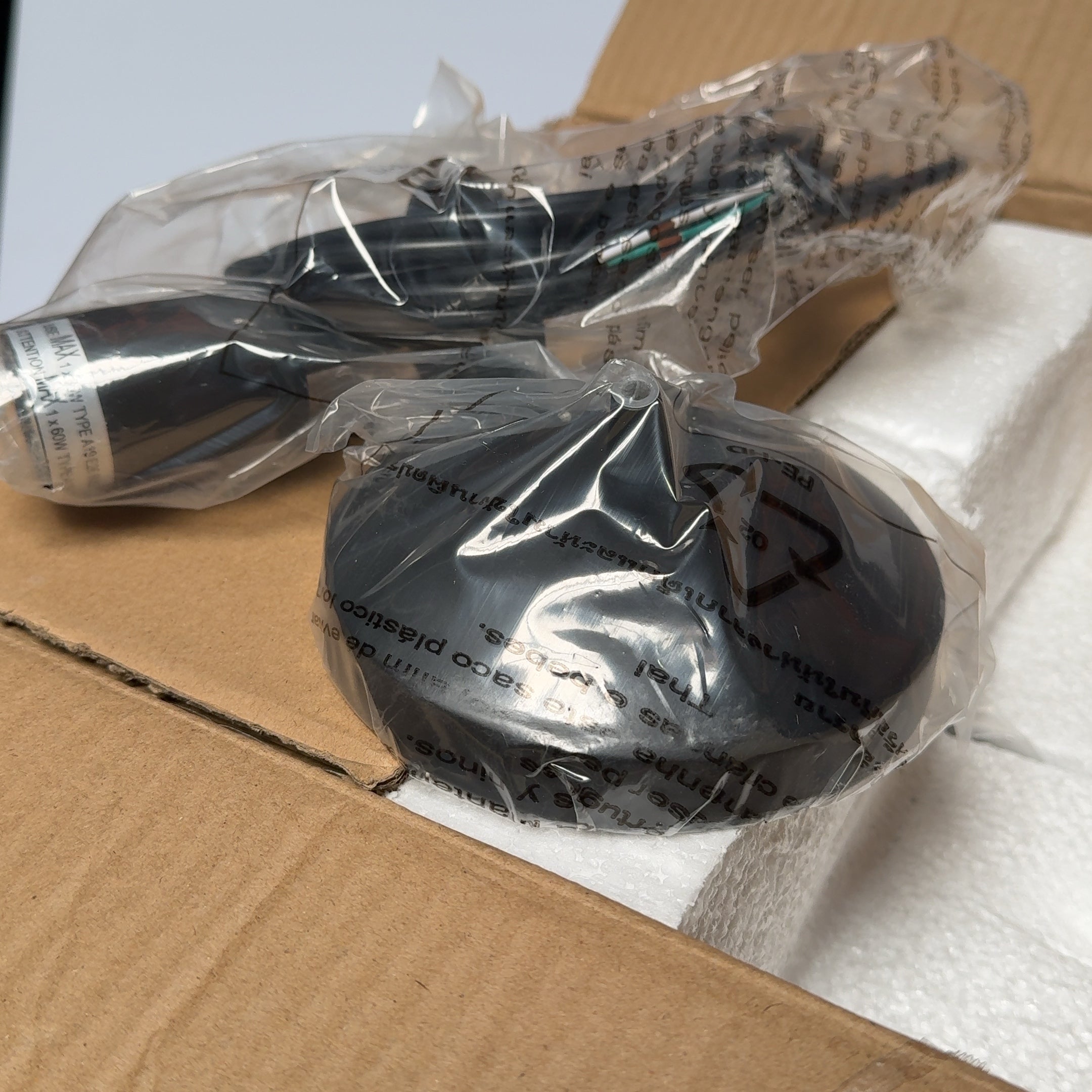 Access Lighting 50938/CLR Simplicite 1 Light 11"W Pendant - Clear / Black