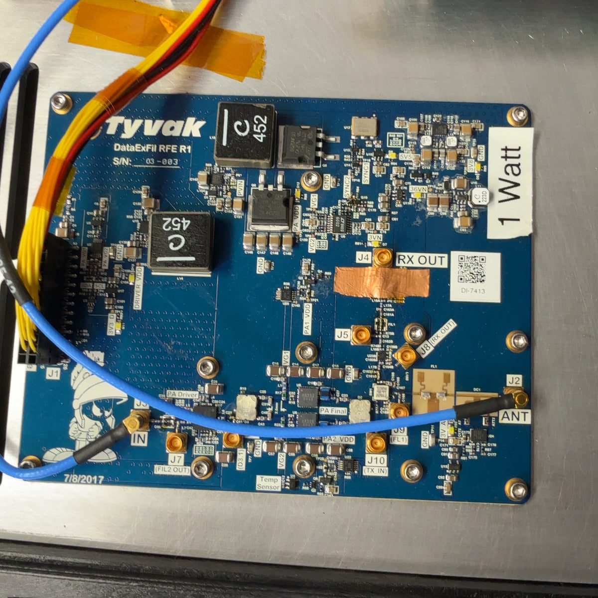 ZedBoard Zynq-7000 Portable SDR Ground Station – Analog Devices RF + Tyvak 1W CubeSat Radio in Pelican Case