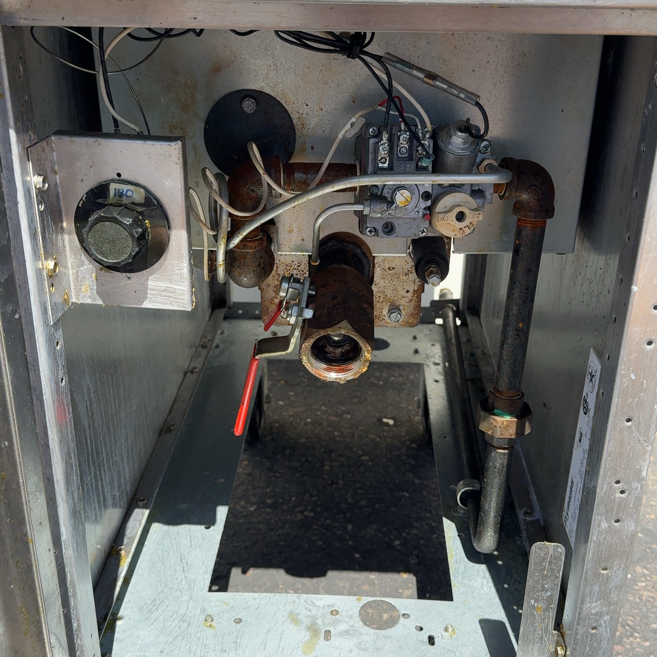Frymaster 35lb Vat Gas Deep Fryer - *BROKEN THERMOMETER* (Used)