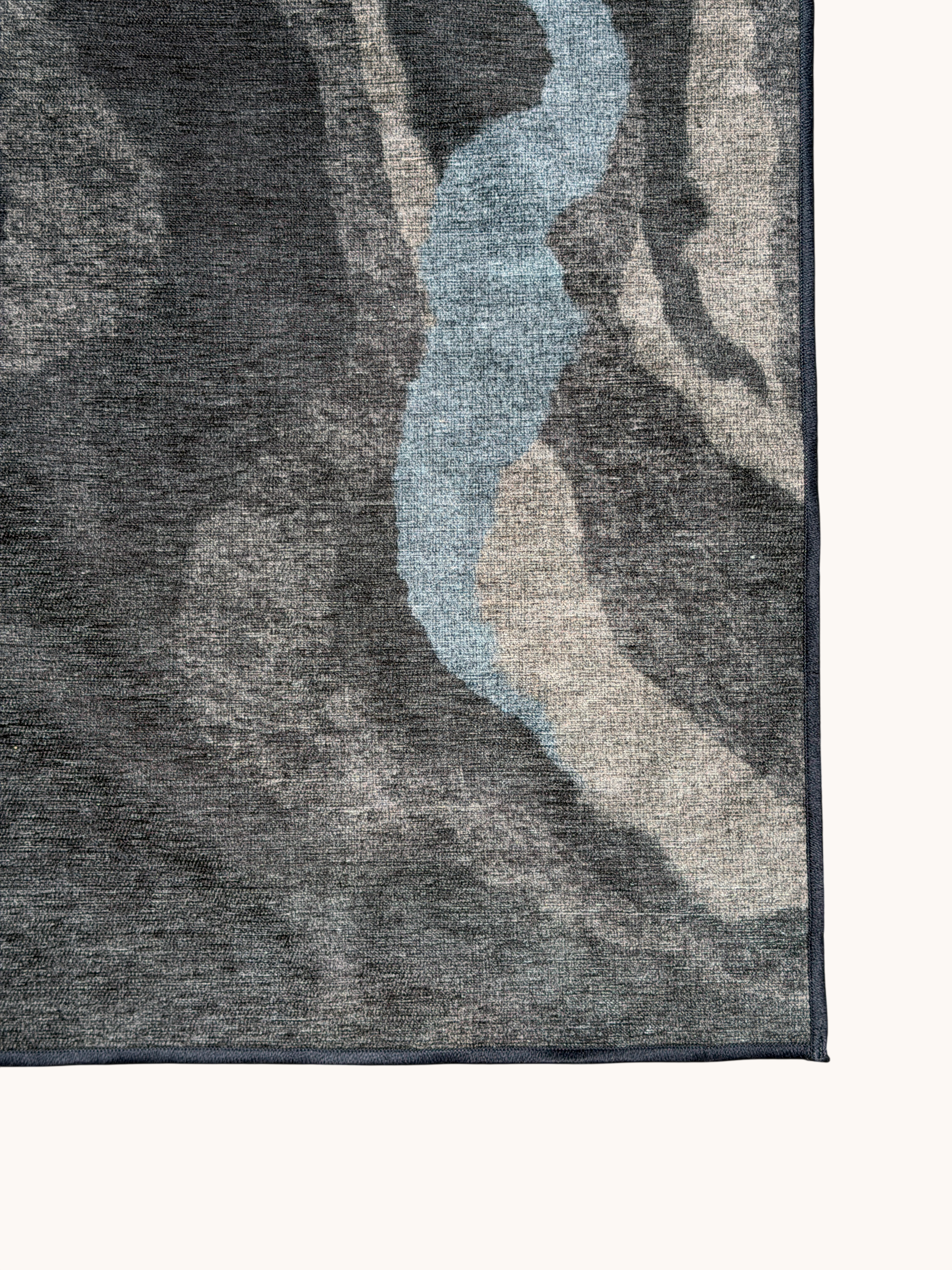 Ruggable Kaveri Smoke 9x12 Washable Rug + Pad