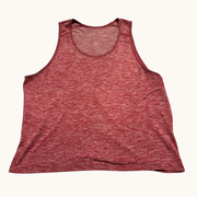 Lululemon Metal Vent Tech Tank Top Mens Red Heathered Space Dye Training Gym