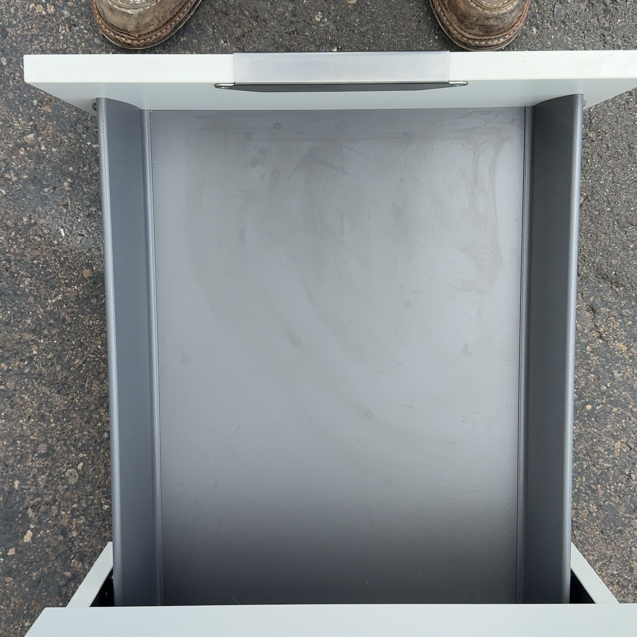 IKEA GALANT 3 - Drawer Unit On Casters White w/ Silver Hardware