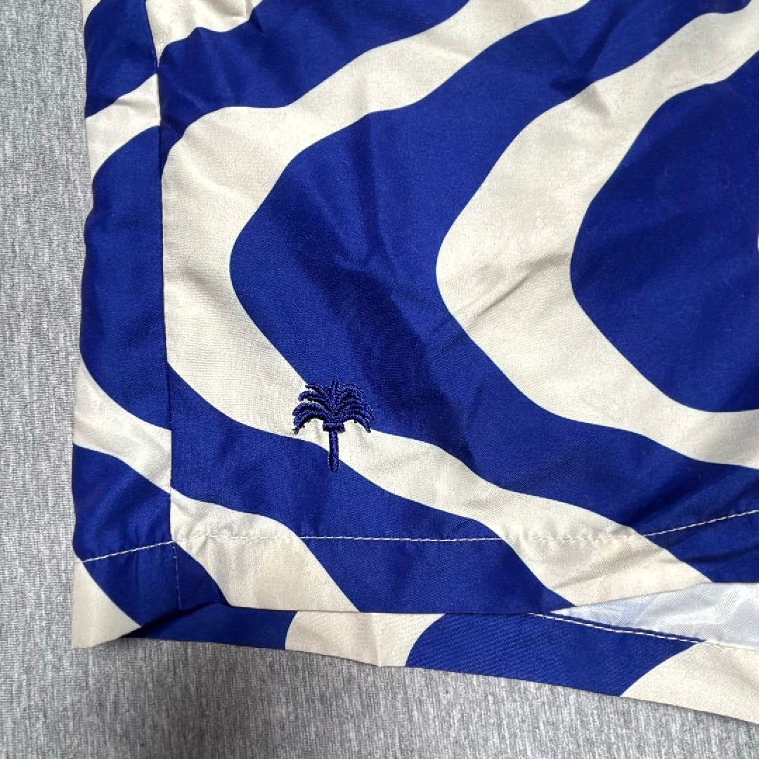 OAS The Resort Swim Short Blue Rippling Swim Trunks Sz. XXL