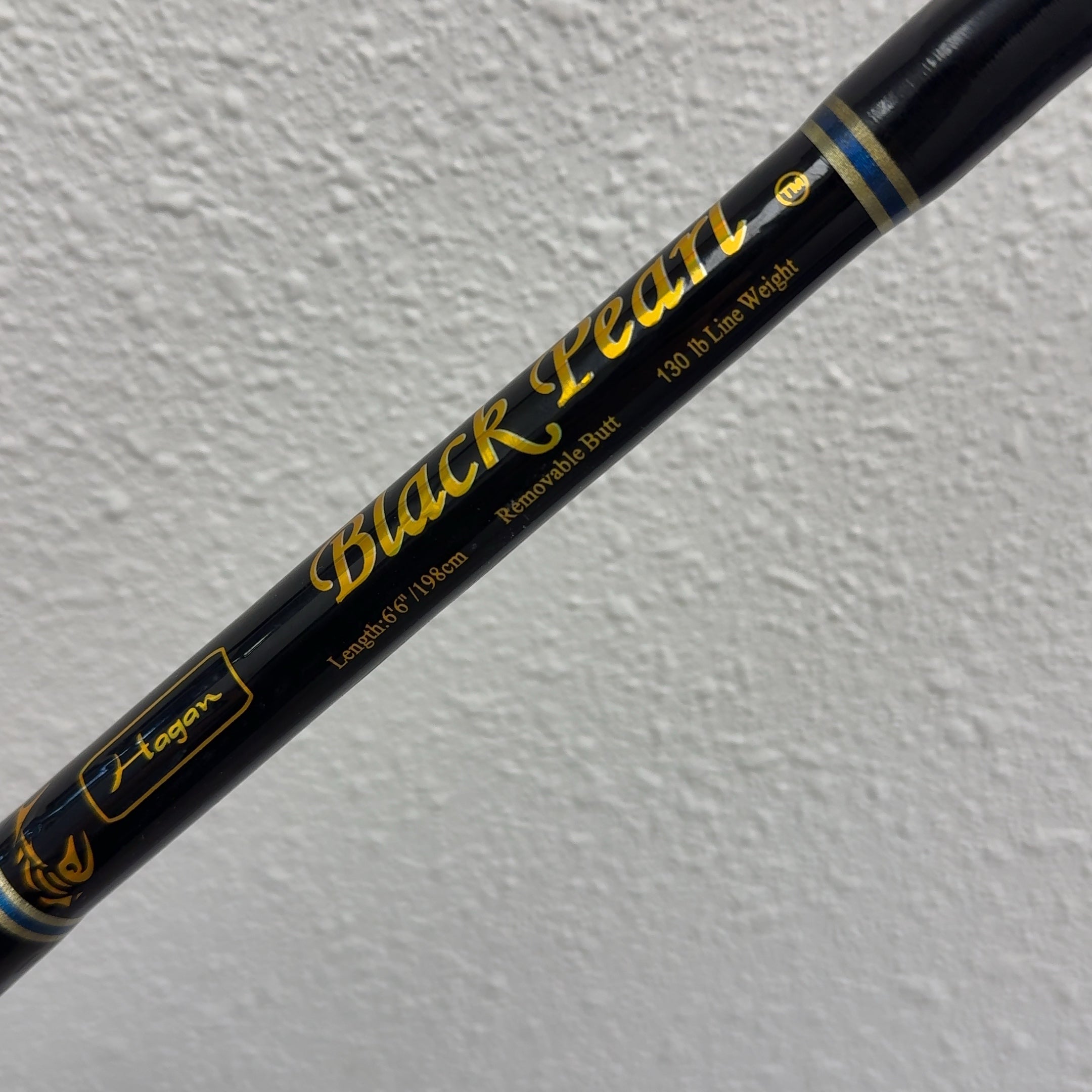 Hagan Black Pearl Deep Sea Fishing Rod 6'6"