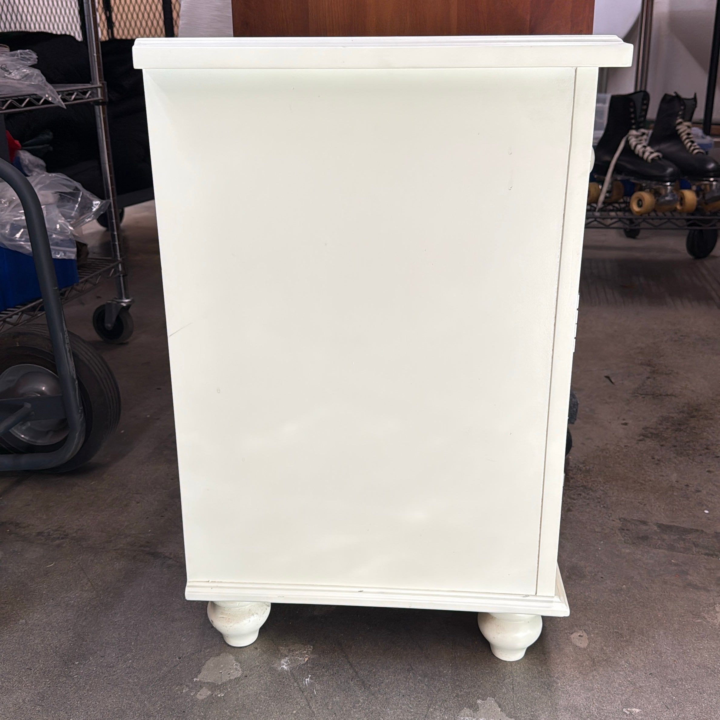 White Wood Night Stand