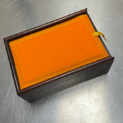 Chinese Hand Carved Nephrite Jade Large Pendant Old Man & Umbrella 5"