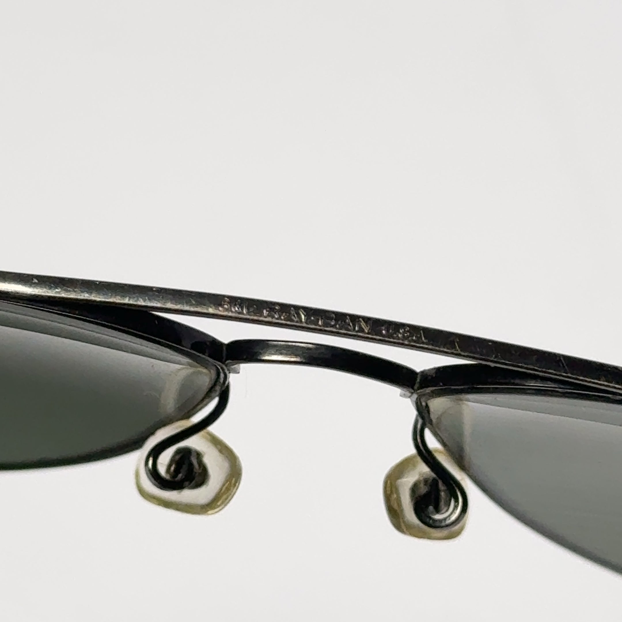 Vintage B&L Ray-Ban W0503 Black Explorer Aviator Sunglasses