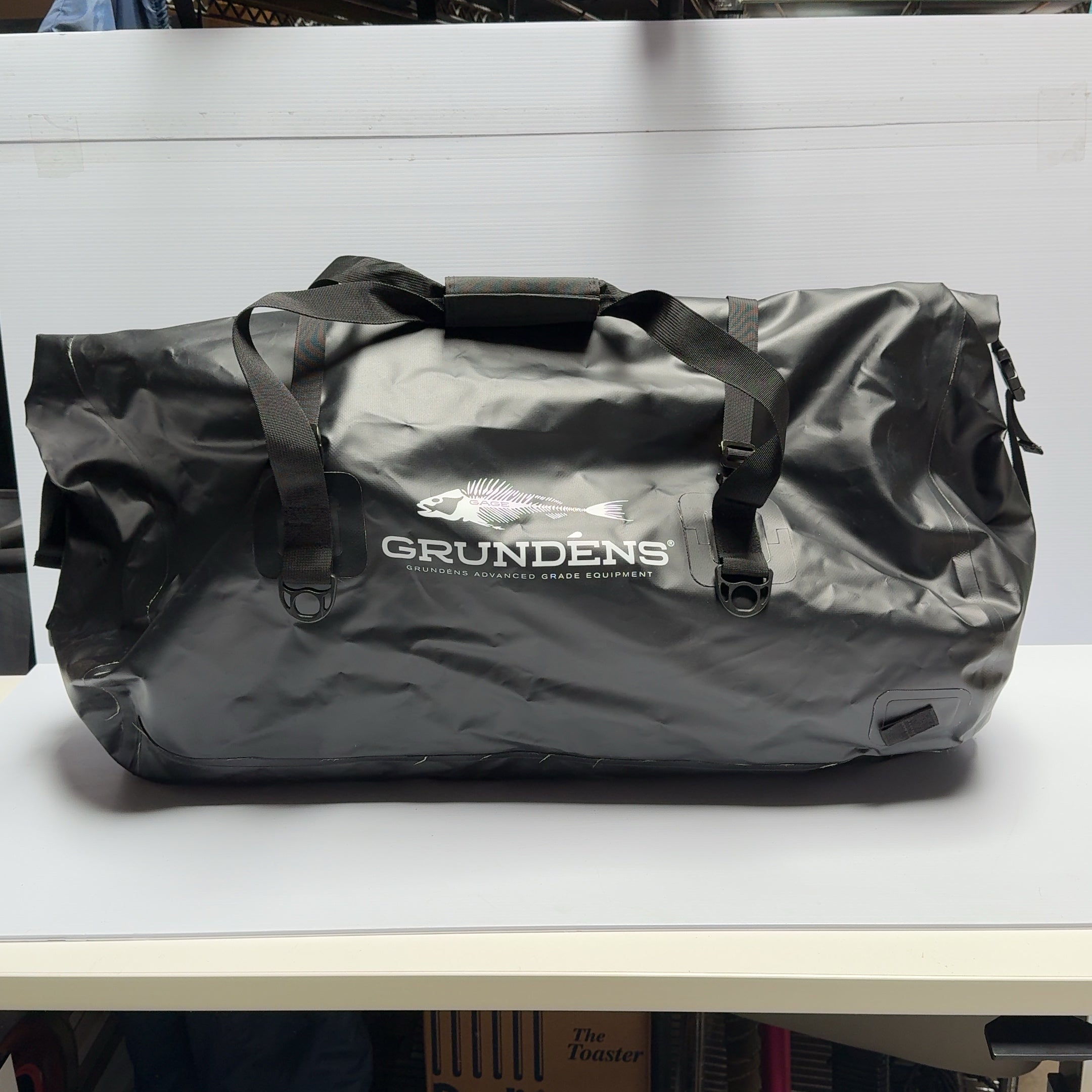 Grundens 105 Liter Shackelton Duffel Bag Backpack Roll Down Dry Bag