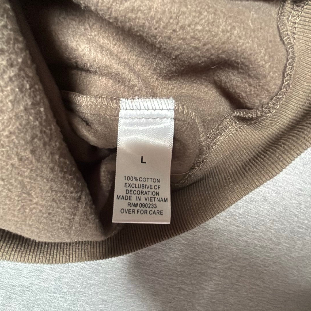 Essentials Fear Of God Pullover Hoodie Size Medium Brown