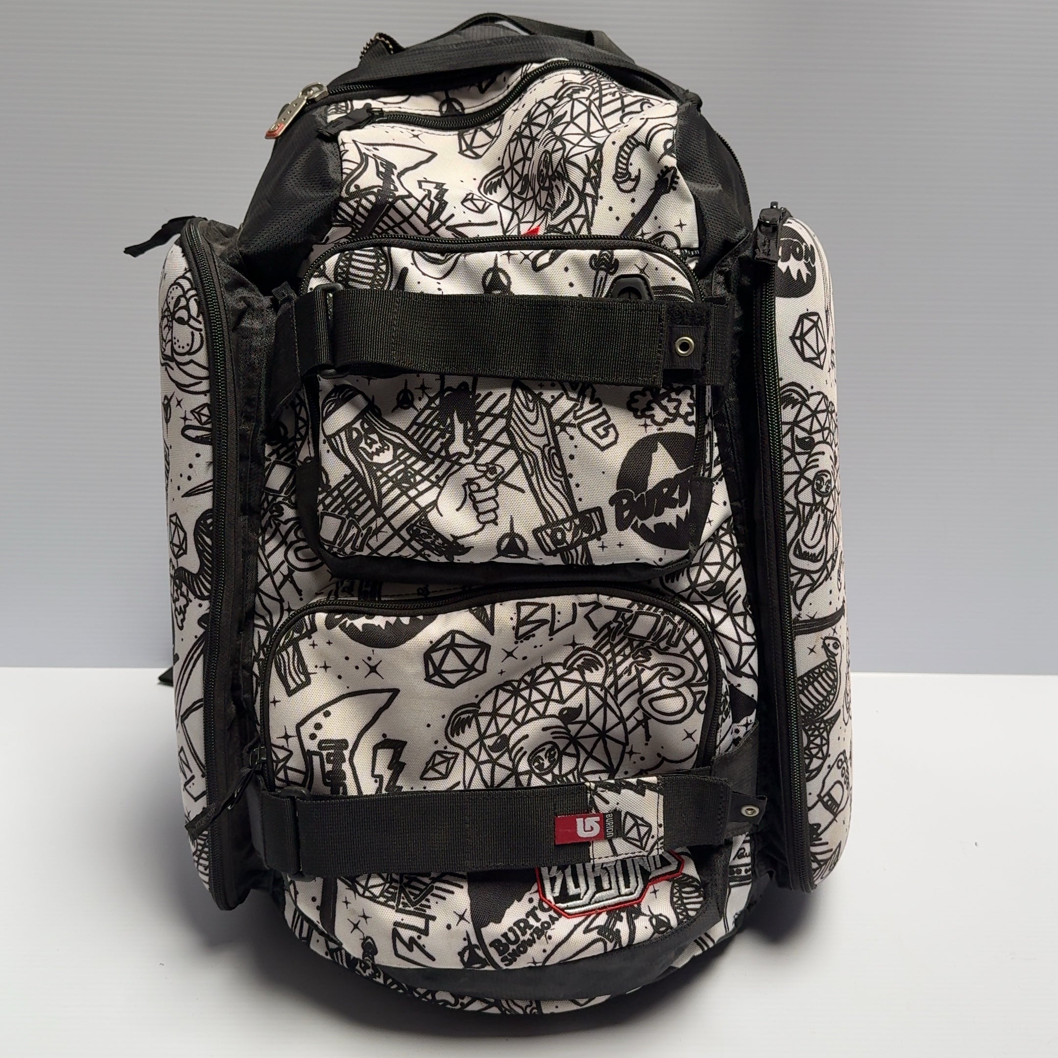 Burton Skate / Snow Doodle Design Backpack w/ Built in Speakers!
