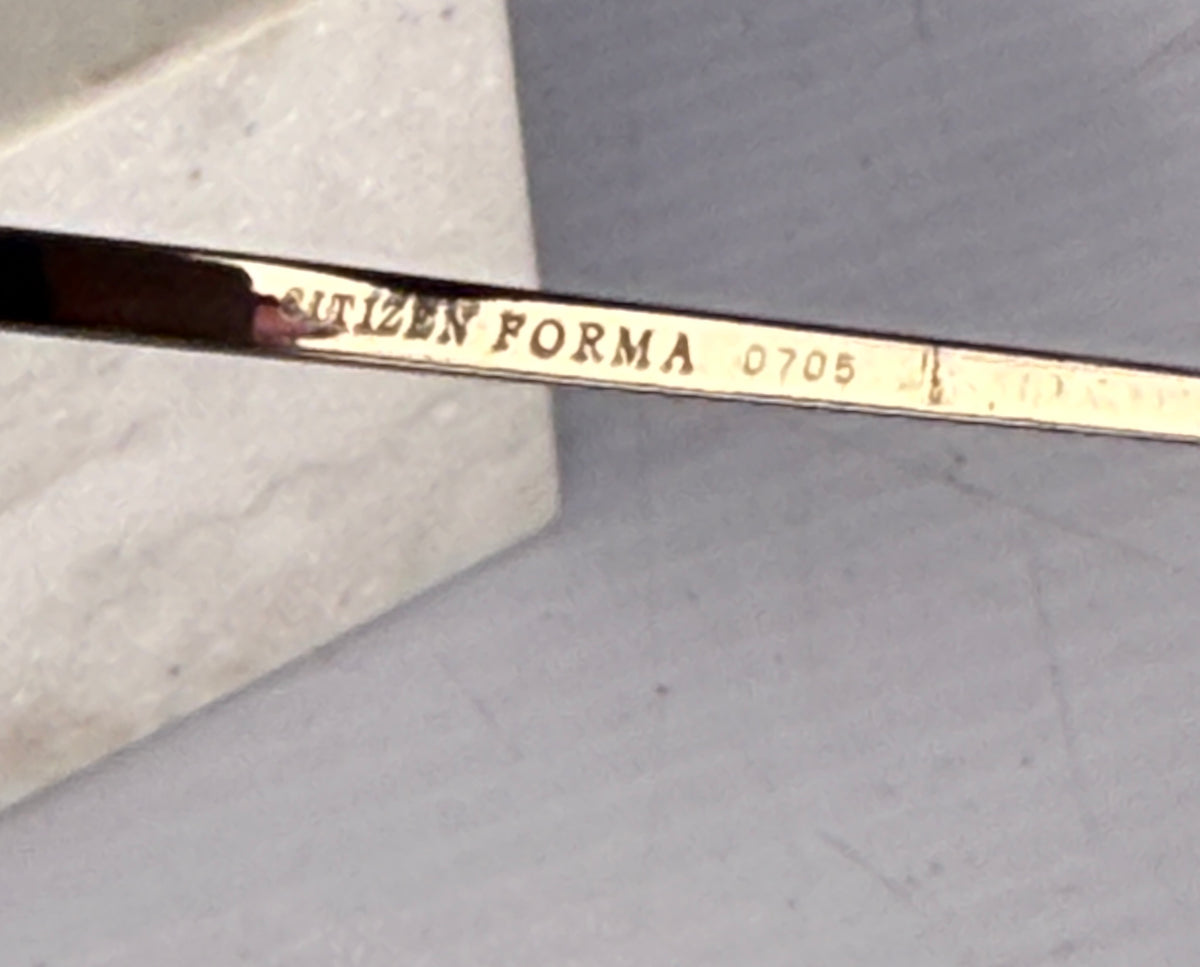 RARE! Citizen Forma Wire-Frame Sunglasses 0705 56-15-140 Made in Japan