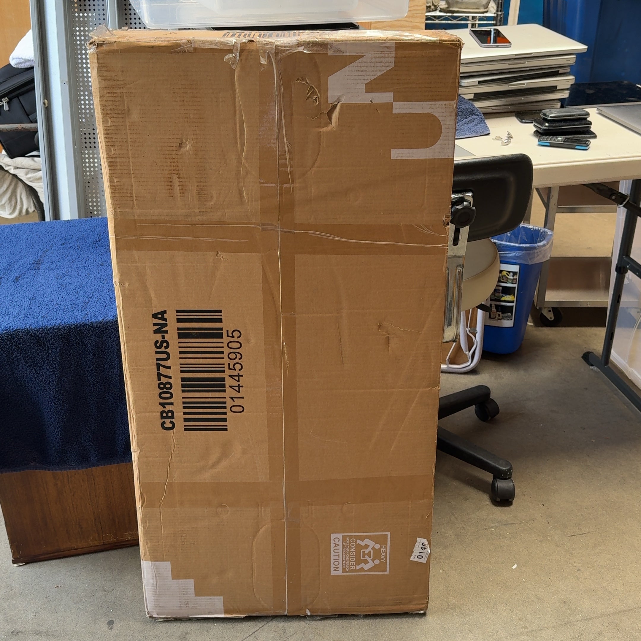 NIB! Costway 39.5" Expandable Rolling Computer Desk with Monitor Shelf 2-tier Desktop 2 Drawers