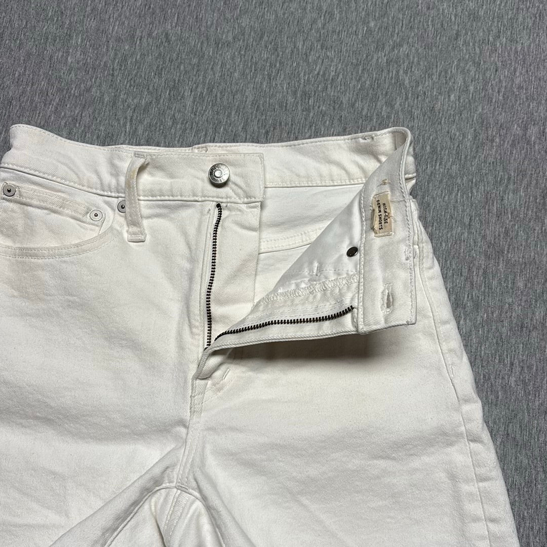 Madewell High-Rise Denim Shorts Raw Hem Sz. 24