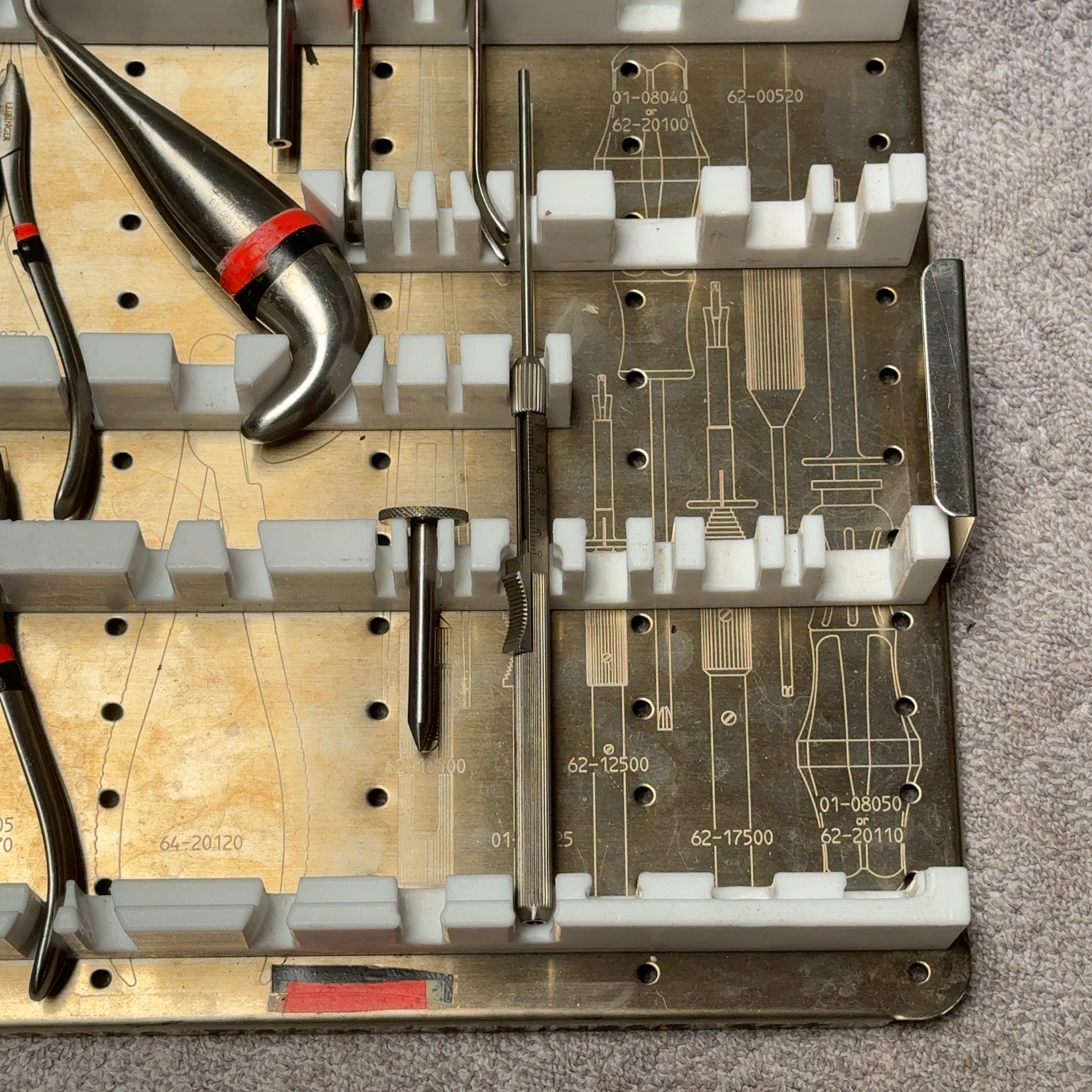 Leibinger Insert Tray Tool Holder w/ Tools