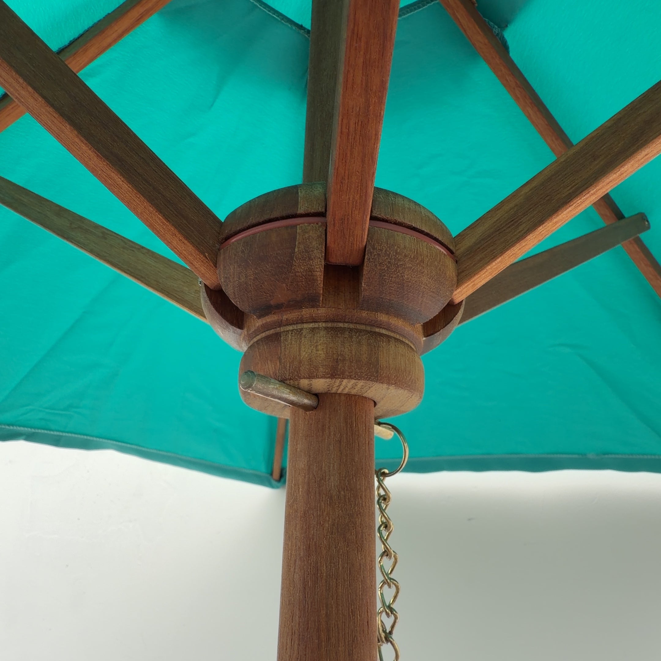 Turquoise umbrella
