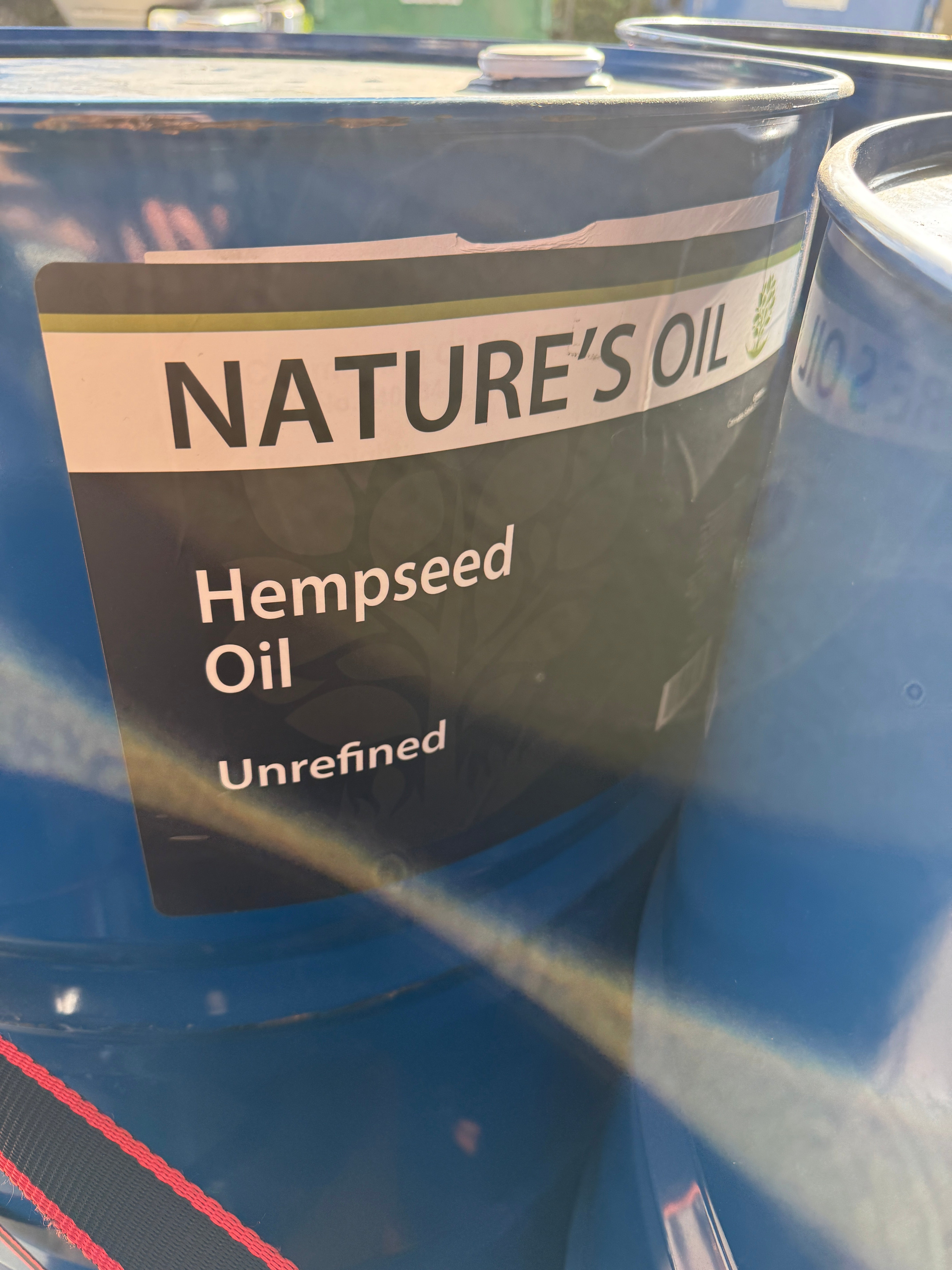 55 Gallon Sealed Unrefined Hemp Seed Oil From Bulk Apothecary